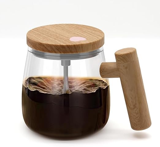Electric Self Stirring Mug with Lid