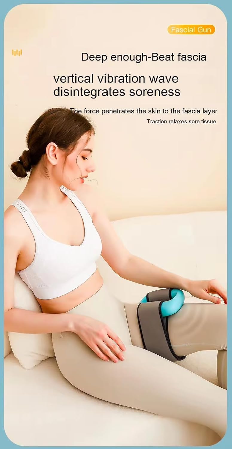 Juragh Full Body Massager Ring Device for Relaxation & Muscle Comfort | Mini Handheld Massager for Back, Neck, Shoulder | 8 Speed Modes for Women & Men - 1Pcs (Multicolor)