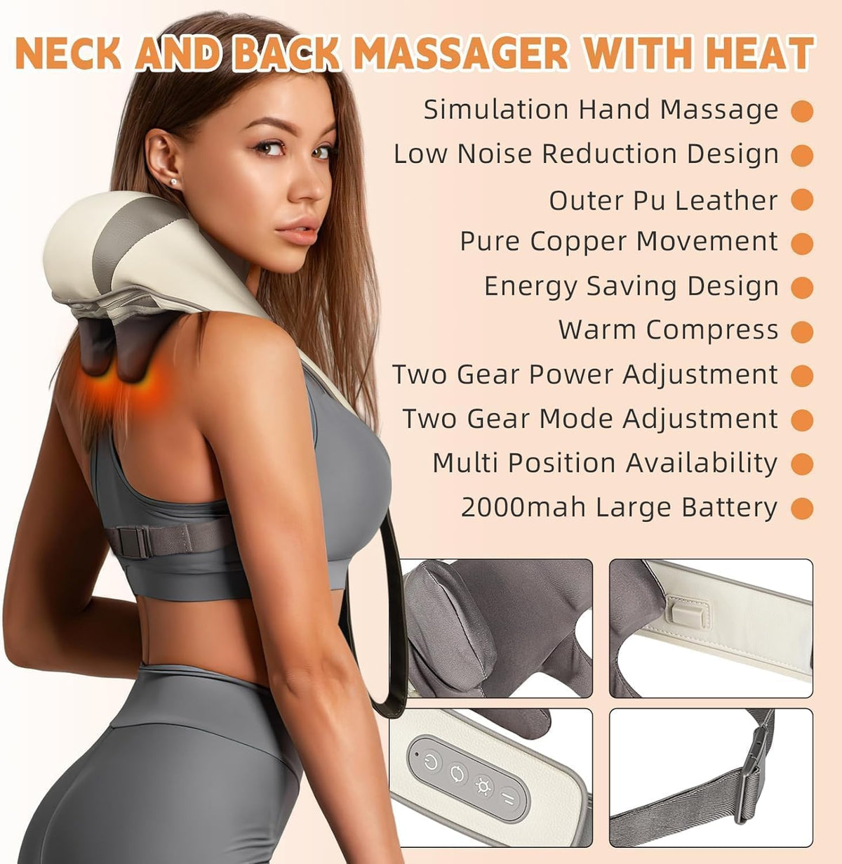Neck and Back Massager