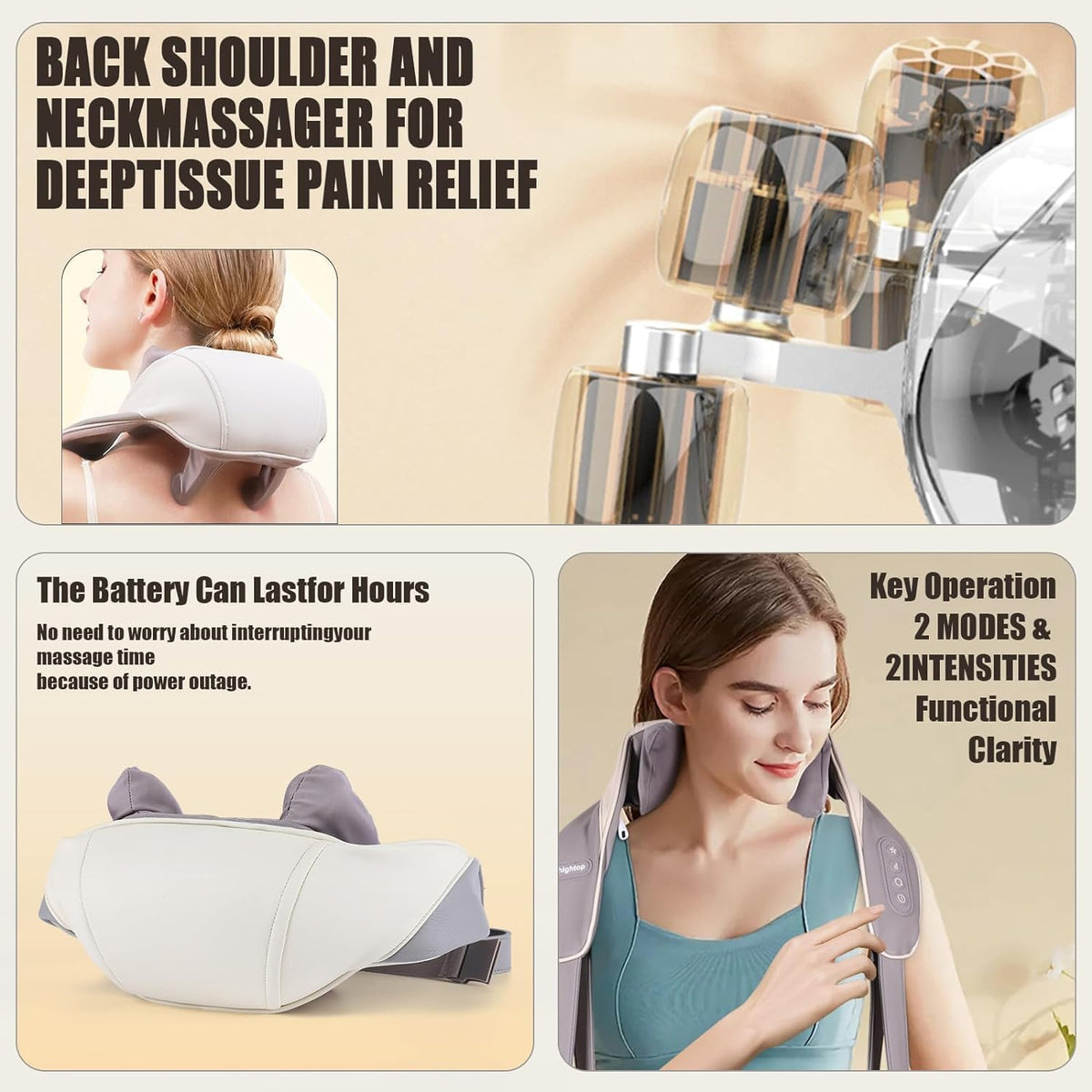 Neck and Back Massager