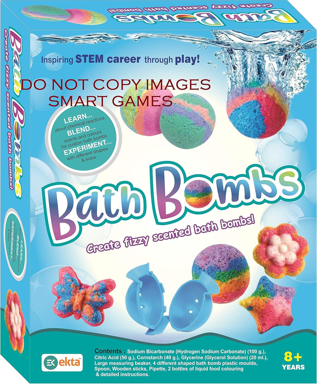EKTA Bath Bombs Create Fizzy Scented Bath Bombs!