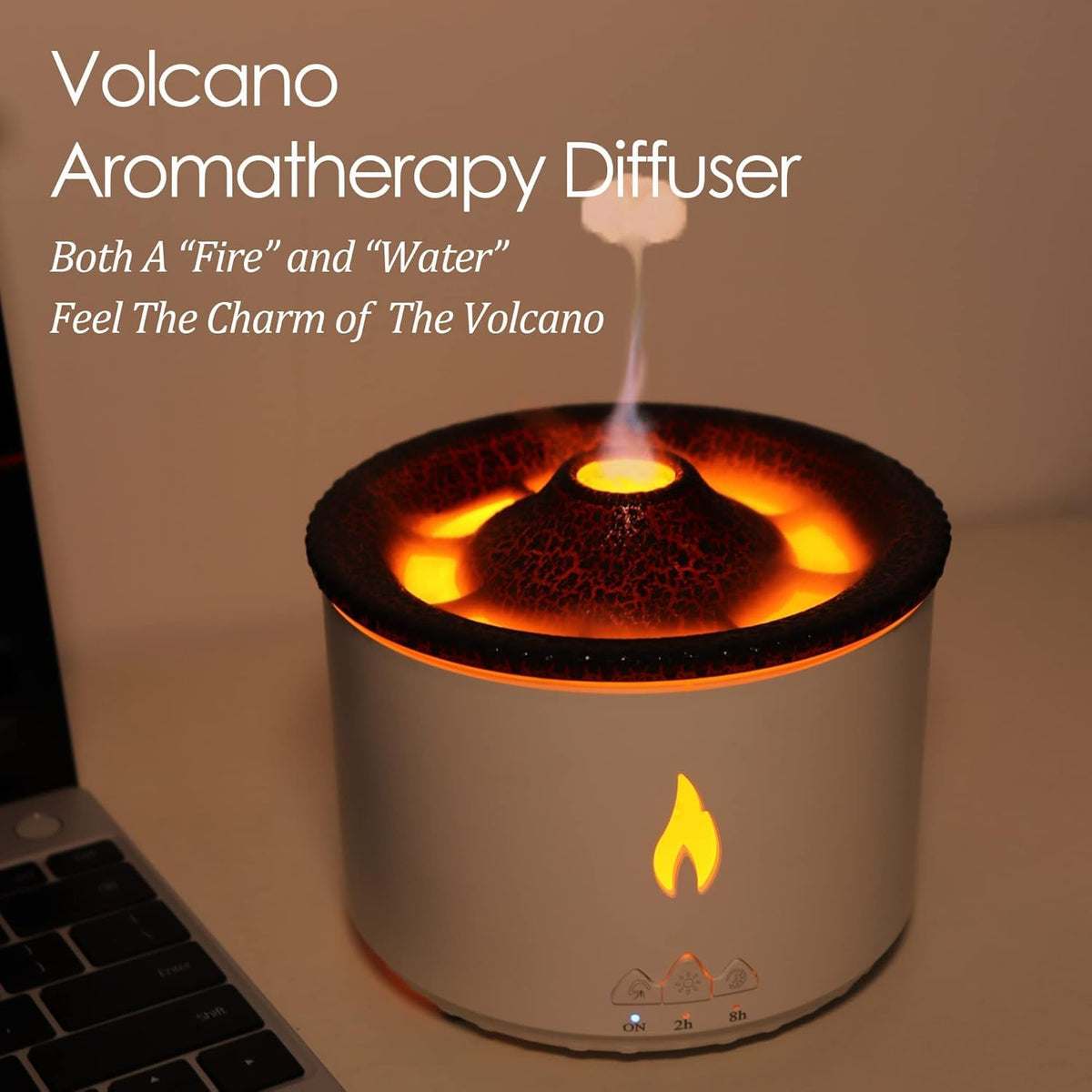 Humidifier for Home, Flame Diffuser
