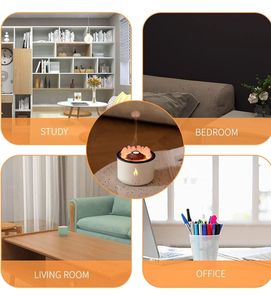 Humidifier for Home, Flame Diffuser