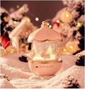 Bunny Night Light Cabin Projector Lamp 360° Rotatable LED Night Lamp for Kids Room Decor, Kids Night Lights for Girls Bedroom 6 Film Shade