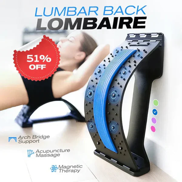 Postura® - Magnetic Therapy Acupuncture Massage Lumbar Stretcher